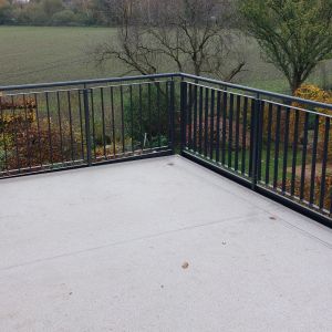 Balkon mit Balkoplanboden
